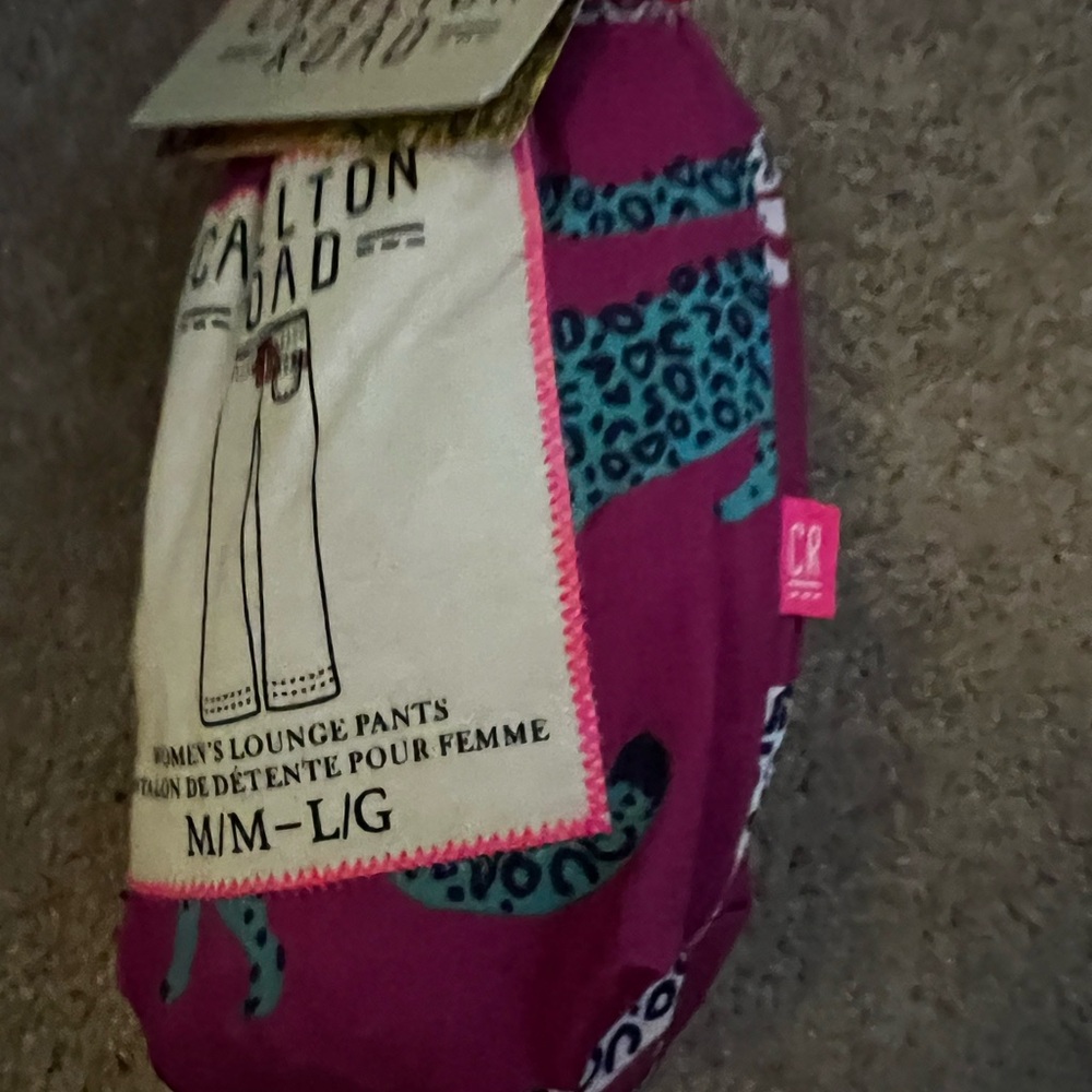 Hatley Women's Lounge Pants - Pink and Blue - Picture 5 of 5